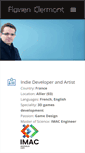 Mobile Screenshot of flavien.info